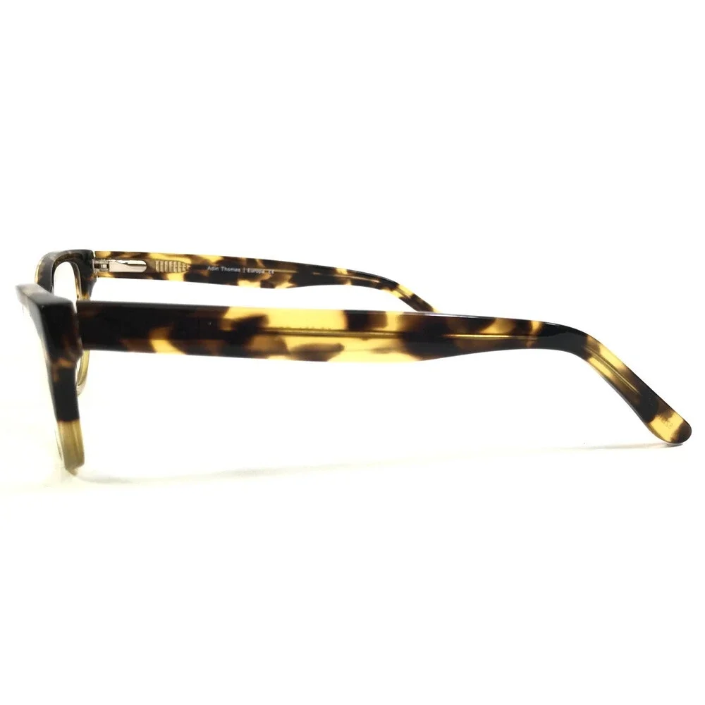 Adin Thomas Eyeglasses Frames AT-254 C3 Citron Yellow Tortoise 52-16-138